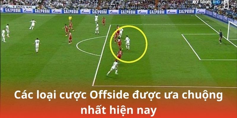 Các loại cược Offside được ưa chuộng nhất hiện nay