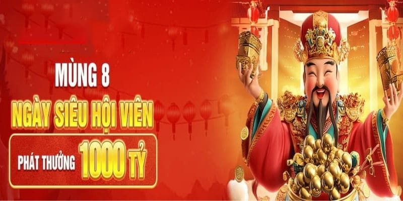Phát quà giá trị lớn trong ngày hội viên