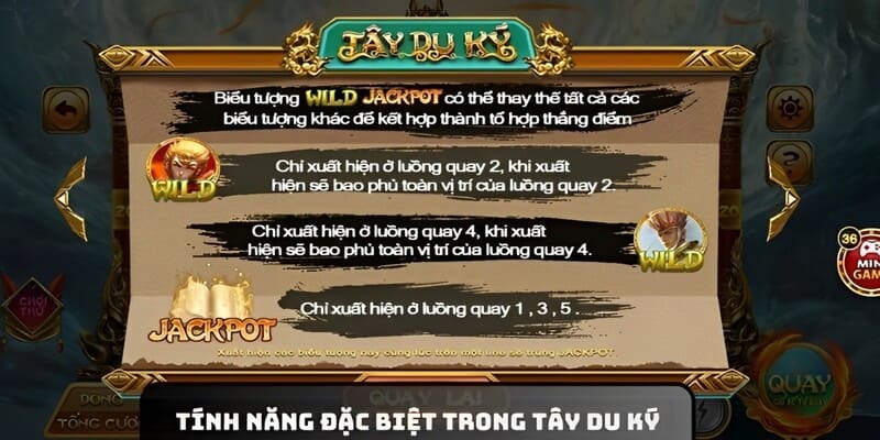 4 tính năng có trong game nổ hũ Tây Du Ký